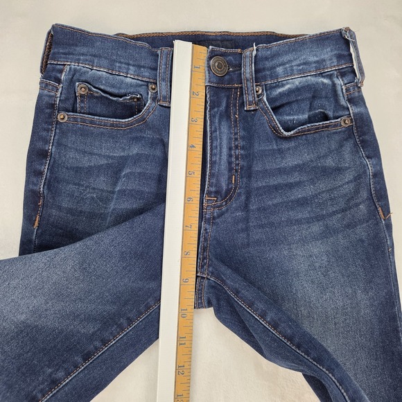 Aeropostale Women's High Rise Jeggings Size 00 Short Dark‎ Wash Stretch Denim - Picture 7 of 10